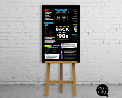 Back to the 90s Printable Poster - MARTIN, Nineties Hip Hop themed Party Decor, 30th Birthday Gift
