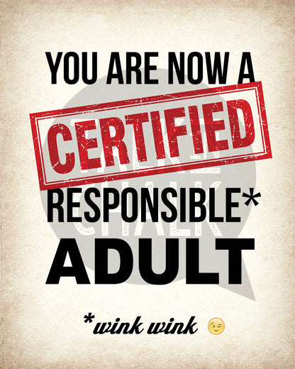 18th Birthday PRINTABLE Sign Pack - Set of 4 Signs, Instant Download