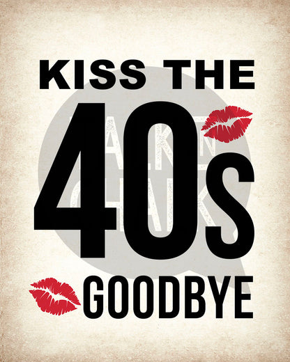 50th Birthday PRINTABLE Sign Pack - Set of 4 Signs, Instant Download