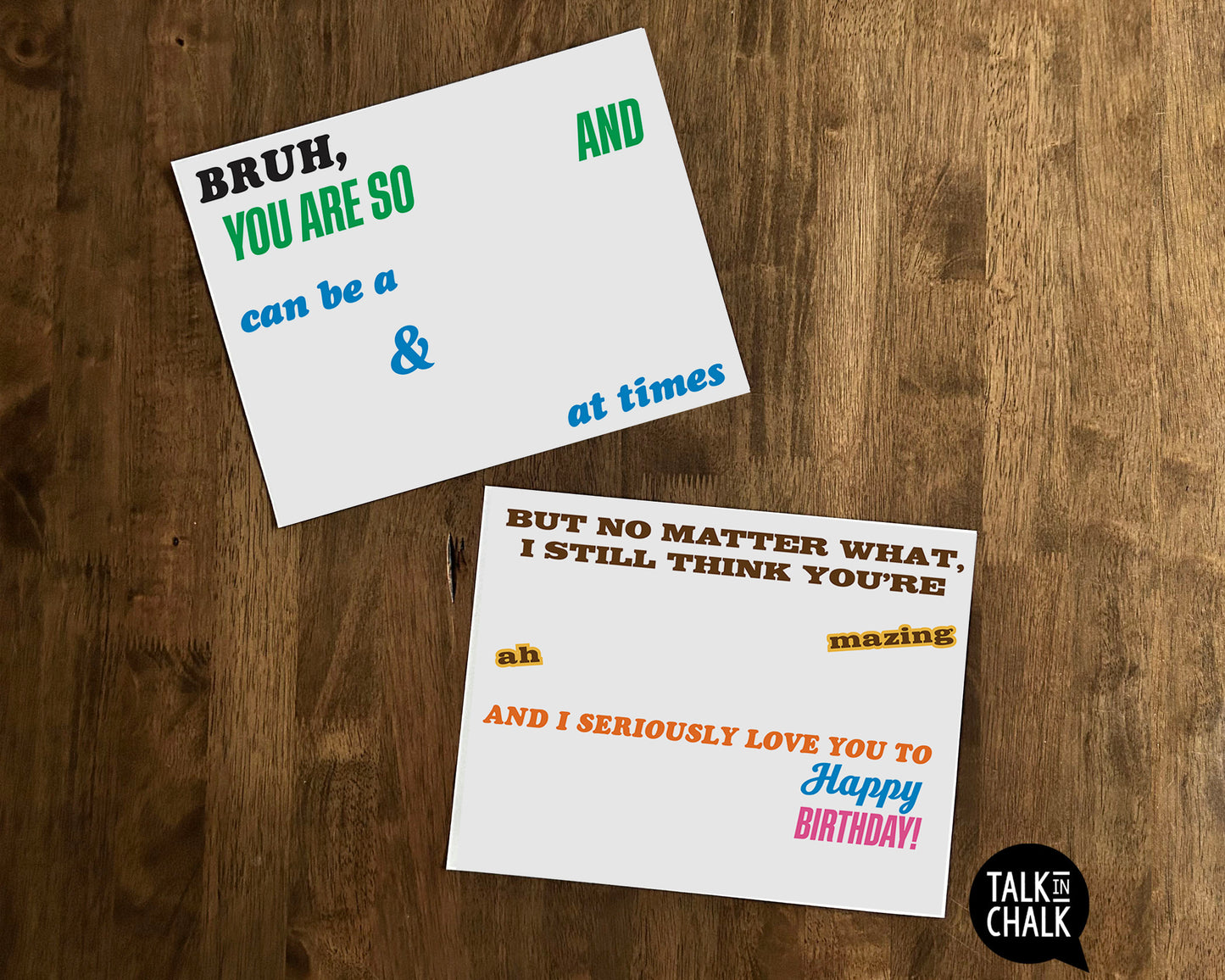 Bruh, Happy Birthday Candy Gram PRINTABLE 11x17 Poster, Funny Birthday Gift Idea for Kids, Teens & Adults