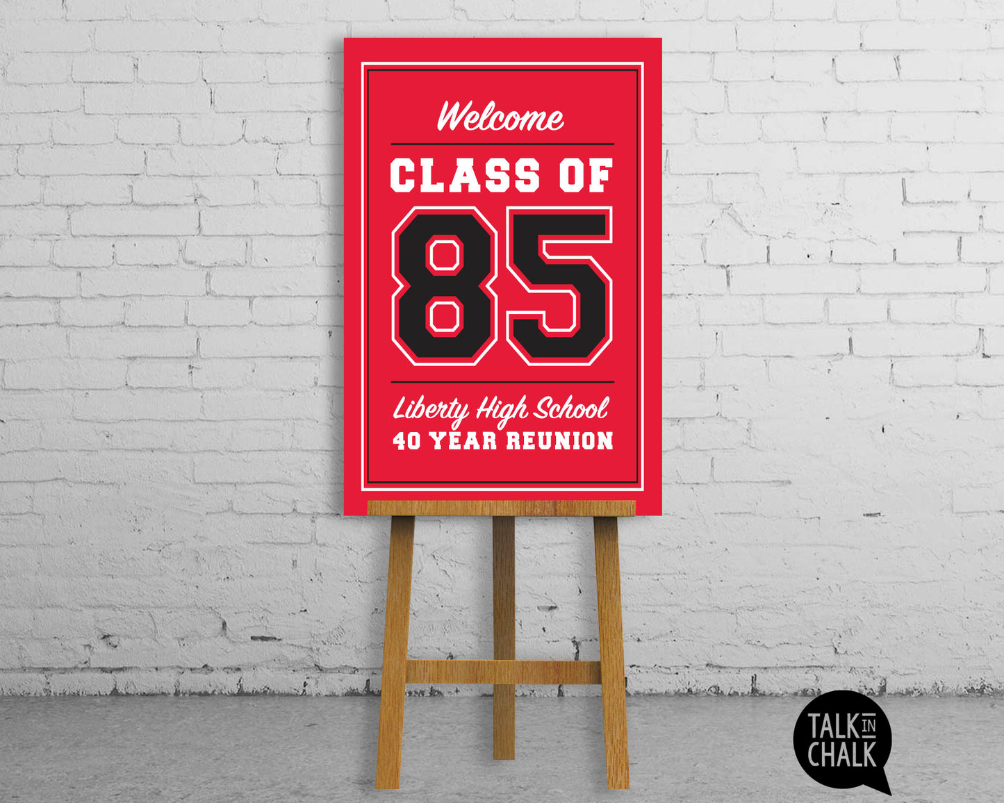 Customized Class of 1976, 50 Year Reunion Printable Poster
