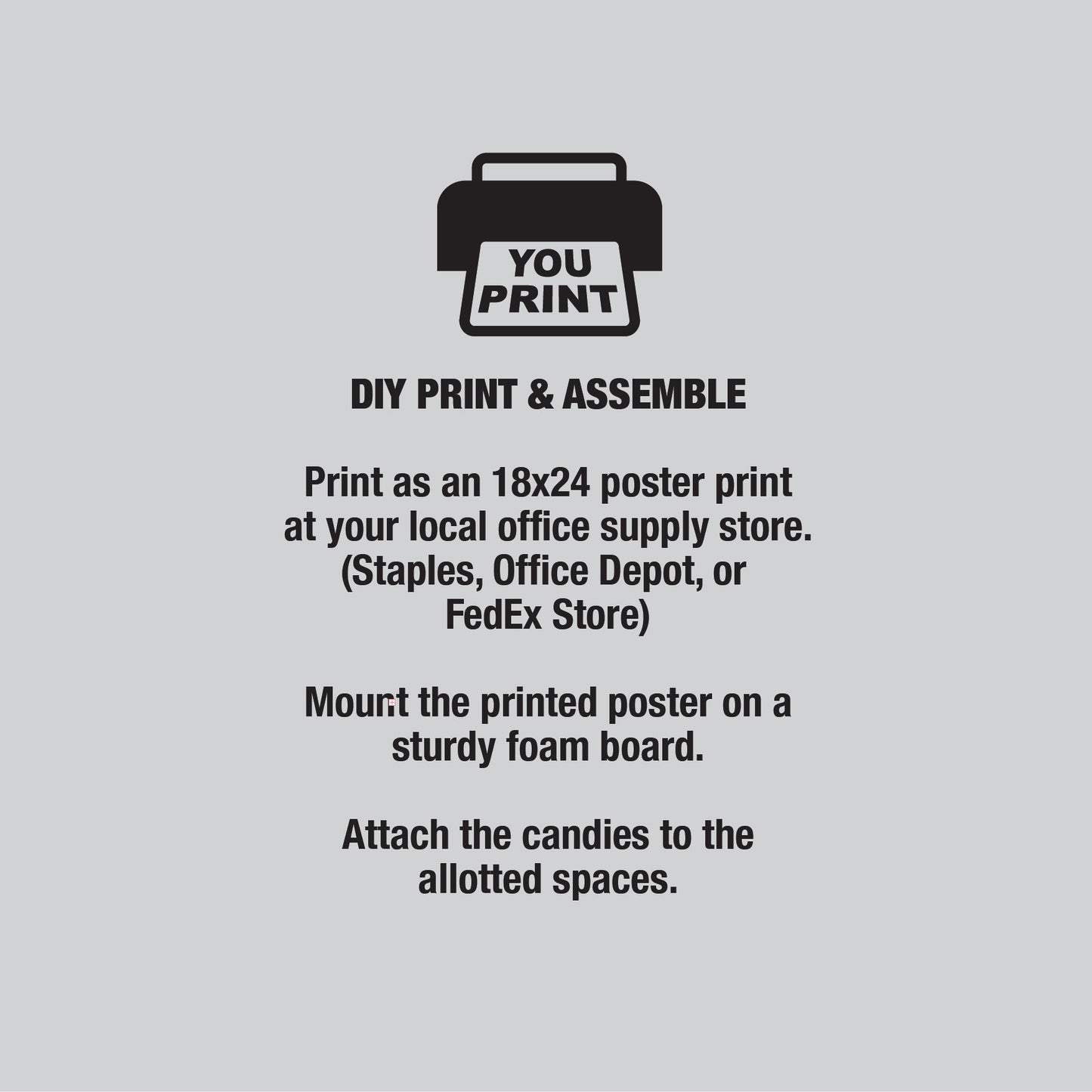 Basketball Coach Candy Gram PRINTABLE, 18x24 Poster Size, Basketball Coach Gift, End of the Season