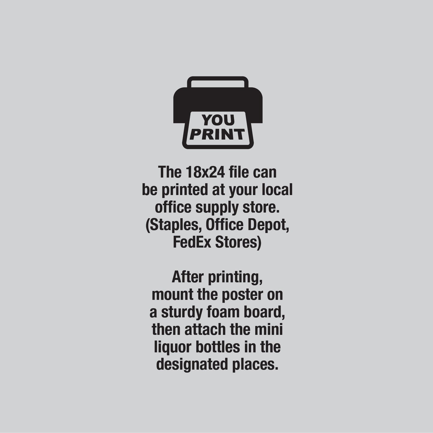 Happy Birthday Best Friend Candy Gram PRINTABLE Poster, Fun Birthday Gift Idea for Bestie