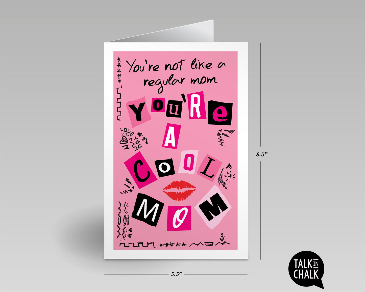 You're a Cool Mom Printable Card, Mother's Day Card, Birthday Card