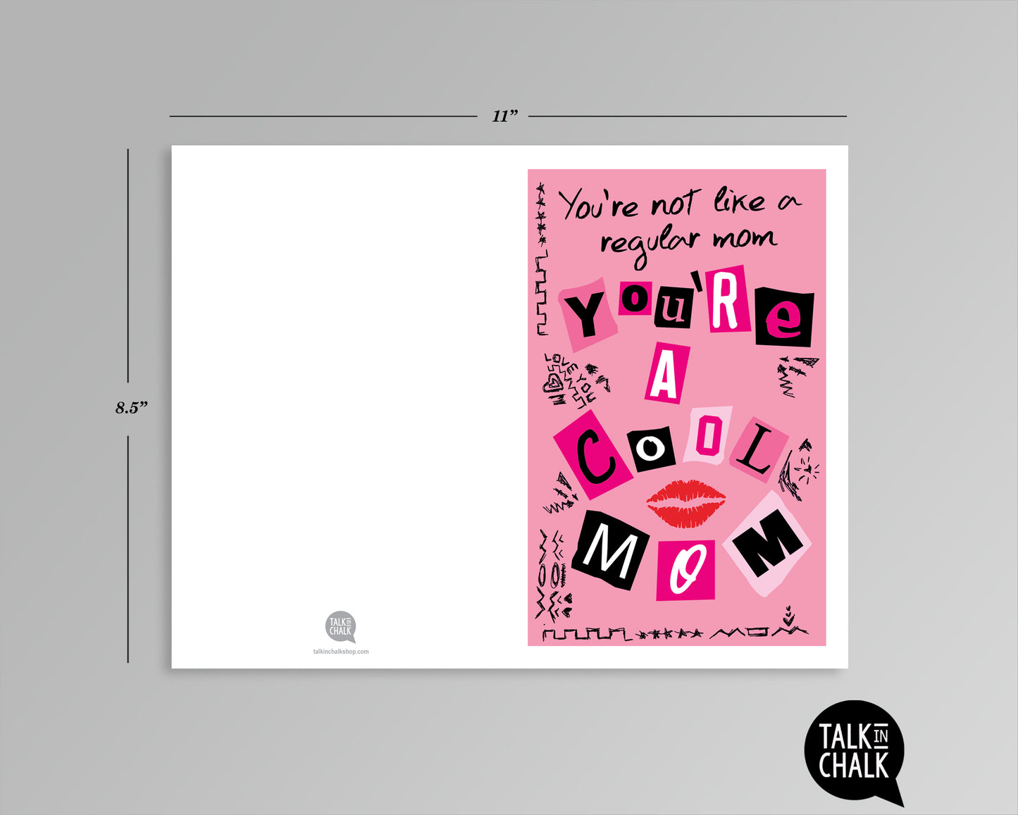 You're a Cool Mom Printable Card, Mother's Day Card, Birthday Card