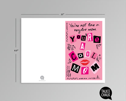 You're a Cool Mom Printable Card, Mother's Day Card, Birthday Card